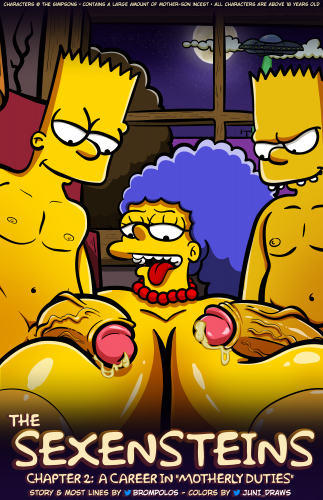 Brompolos - The Sexensteins (Simpsons) 1- 2 Porn Comics