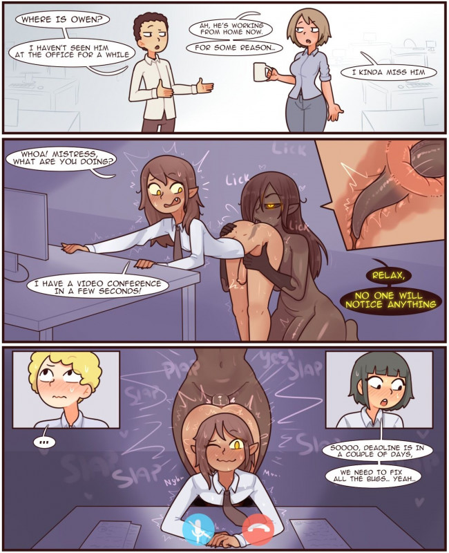 Red7Cat - Monster in the Closet Porn Comics